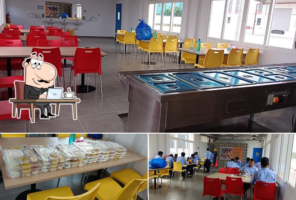 Take a seat at one of the tables at HOT BOX RESTAURANT KHARAGPUR