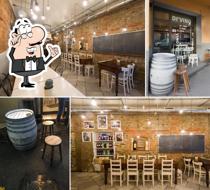 Gli interni di Al Vilino Divino