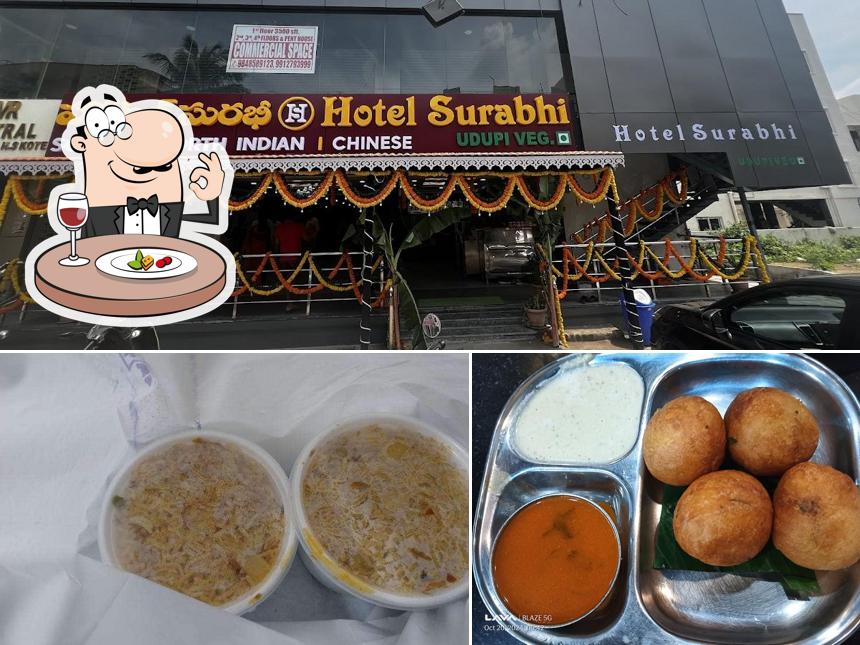 Check out the photo displaying food and exterior at Hotel surabhi Udupi veg