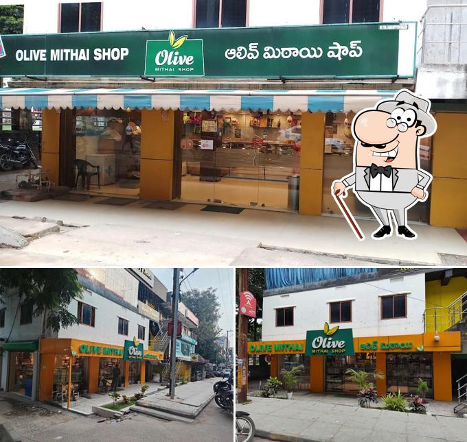 The exterior of Olive Mithai Shop