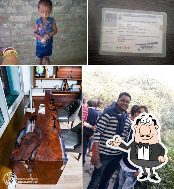 Take a seat at one of the tables at R.K.PHOTOSTATE & CSC CENTER