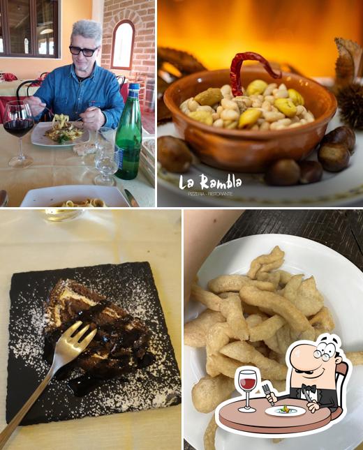 Cibo al Ristorante Pizzeria La Rambla