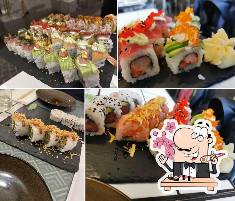 Ordina le diverse opzioni di sushi