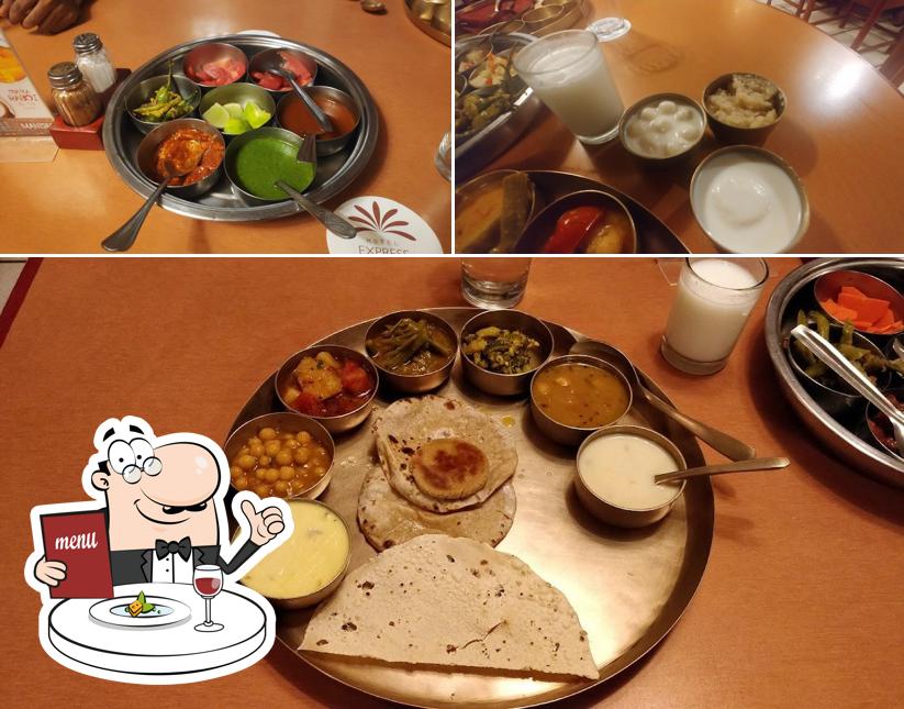 Food at Mandap The Authentic Gujarati Thali Restaurant