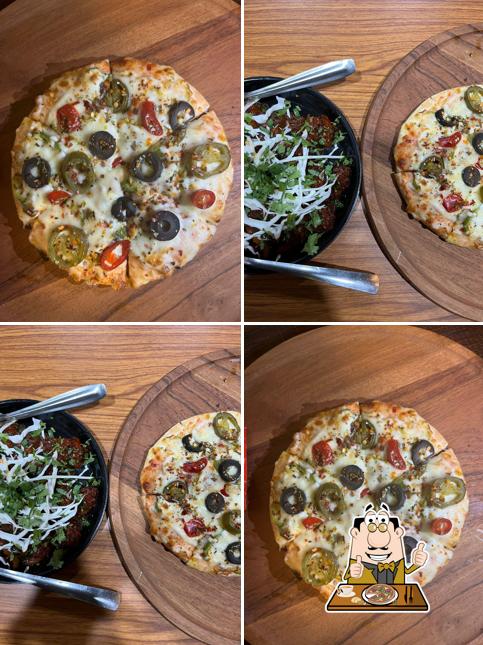 Pick pizza at Cafe Sweet and Treat