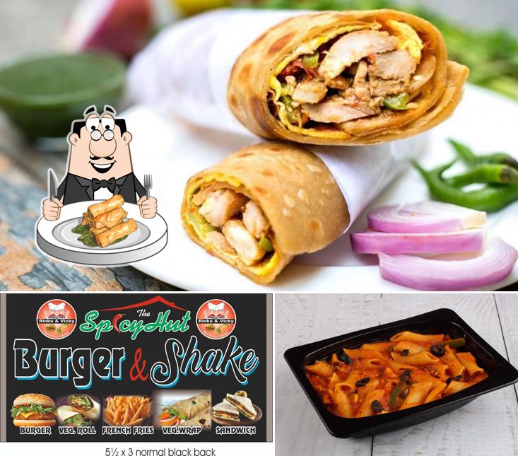 Spring rolls at Rinku & vicky chicken roll corner