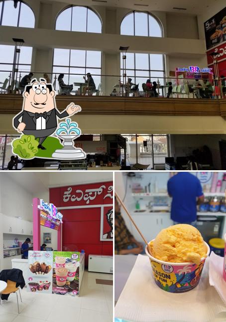 The exterior of Baskin Robbins