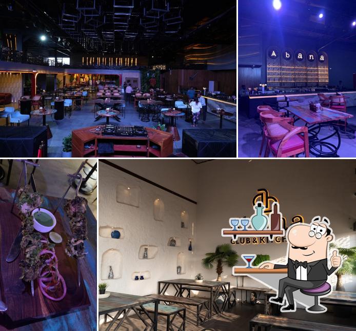 The interior of Abana Club & Kitchen