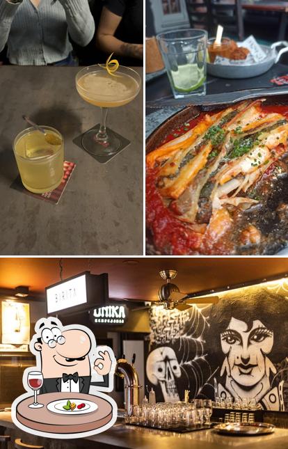 O Ferro Restaurante & Bar se destaca pelo comida e balcão de bar