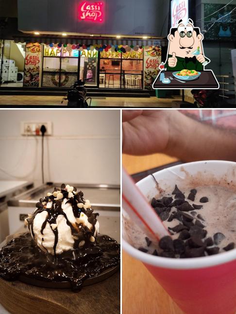 Lassi shop is distinguished by food and exterior