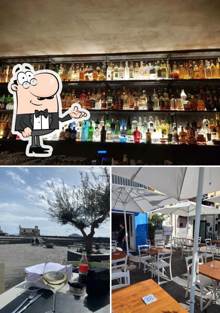 Gli interni di Liquid Cocktail Restaurant