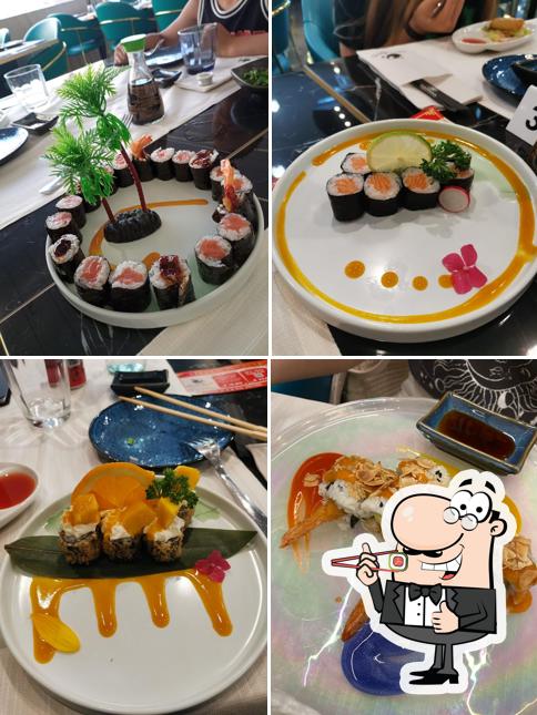 Scegli le diverse opzioni di sushi