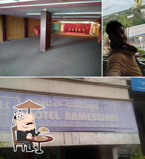 The exterior of Hotel Rameshwari