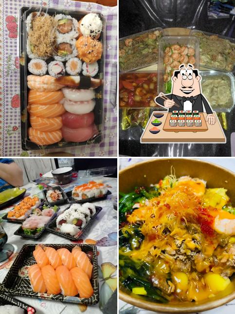 Scegli le varie opzioni di sushi
