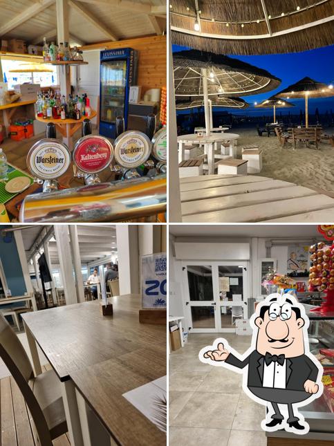 Gli interni di Restaurant Ventaglio Beach Club