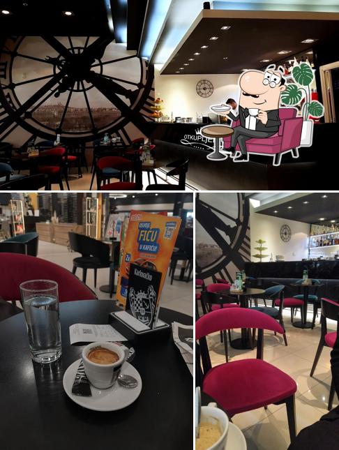 La immagine di interni e cibo da Caffe Bar Royal