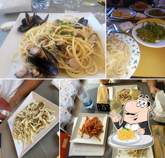 Spaghetti alla carbonara al Ristorante Il Calimero