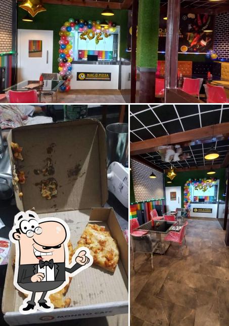 The interior of Mac O Pizza