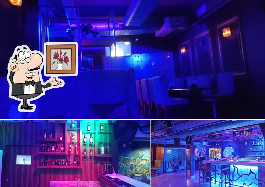 The interior of 99 HINTS: Bar & Lounge