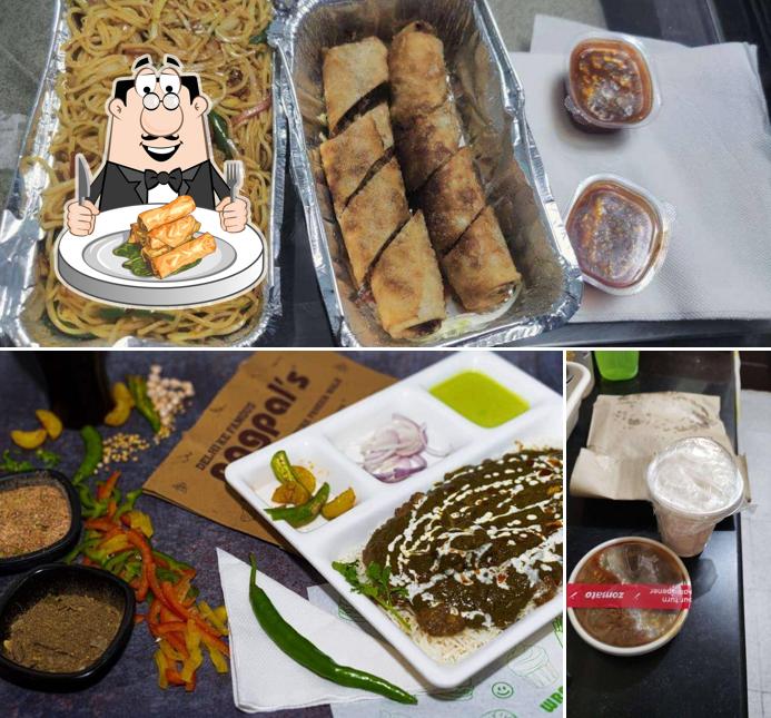 Spring rolls at Nagpal's Chole Bhature