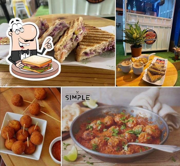Grilled cheese sandwich at Simplii Sandwiches / Best Sandwiches cafe in Belagavi