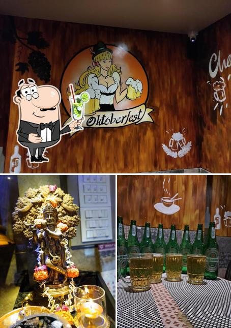 Enjoy a beverage at Udupi lunch Home and resto Bar