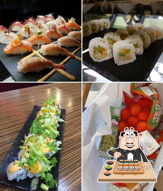 Prenditi le diverse opzioni di sushi