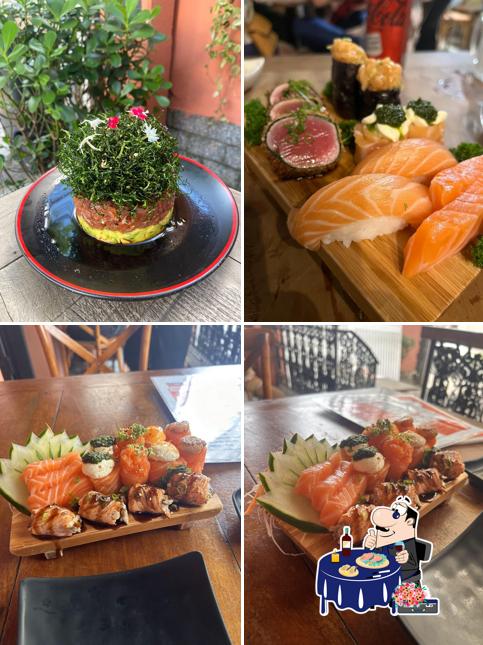 Sashimi em Temakeria Tropical