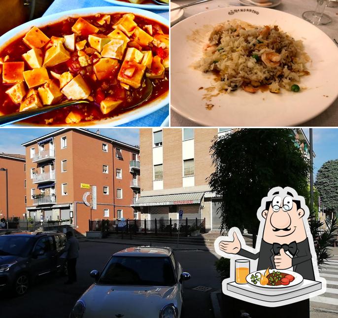 Tra le varie cose da Ristorante Il Mandarino si possono trovare la cibo e esterno