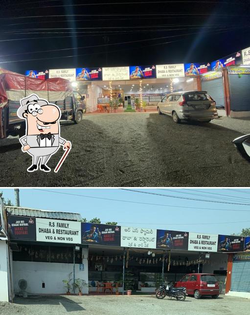 The exterior of RS Family Dhaba & Restaurant
