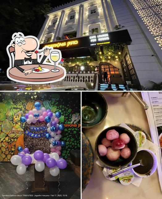 The restaurant's food and exterior