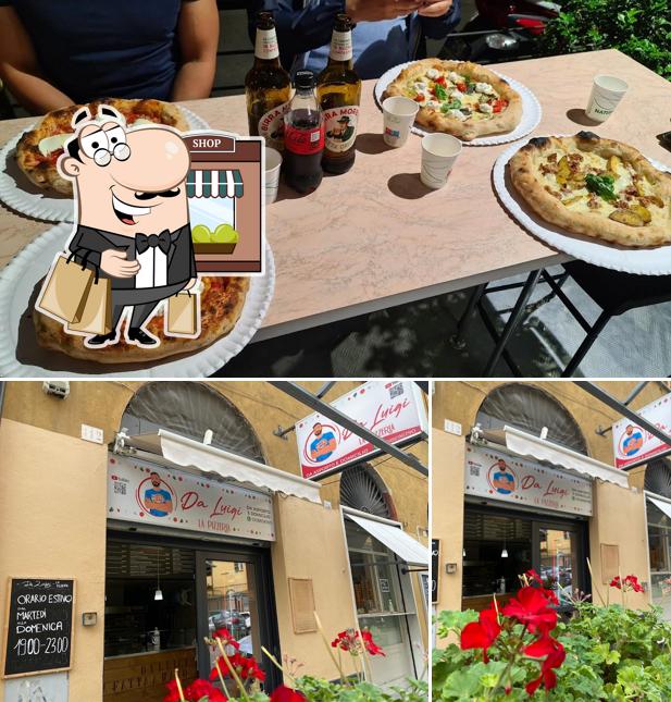 La foto di esterno e cibo da Da Luigi - La pizza fatta a mano