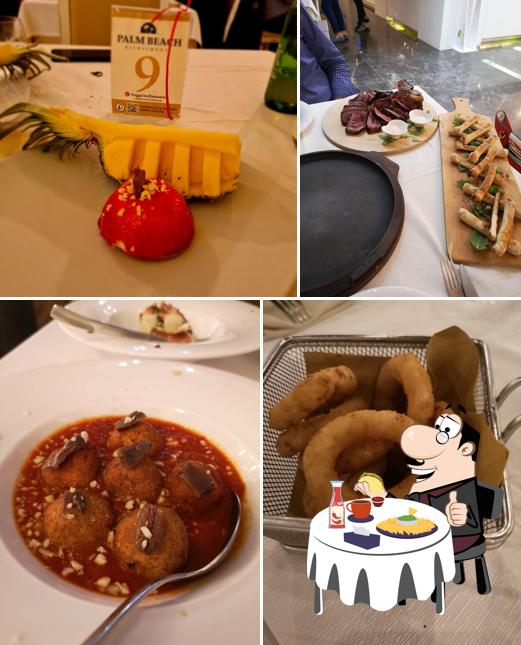 Piatto di formaggi al Palm beach