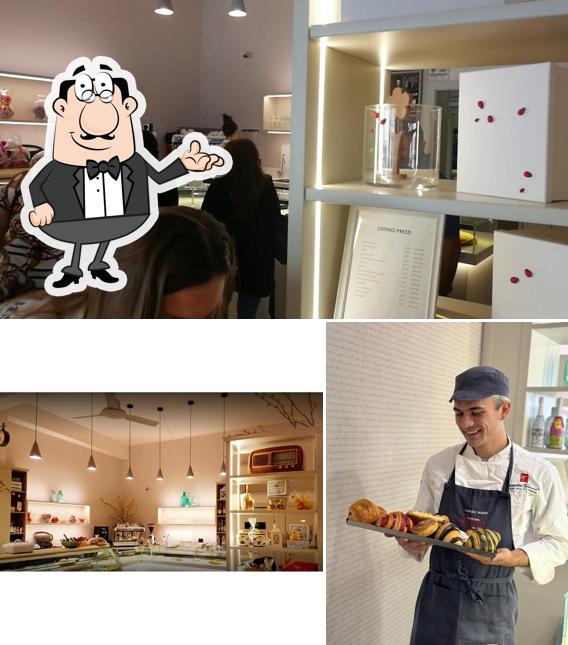 Guarda la foto che mostra la interni e bevanda di Pasticceria Angelo di Mareri Federico