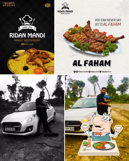 Among various things one can find food and exterior at RIDAN FAMILY RESTAURANT