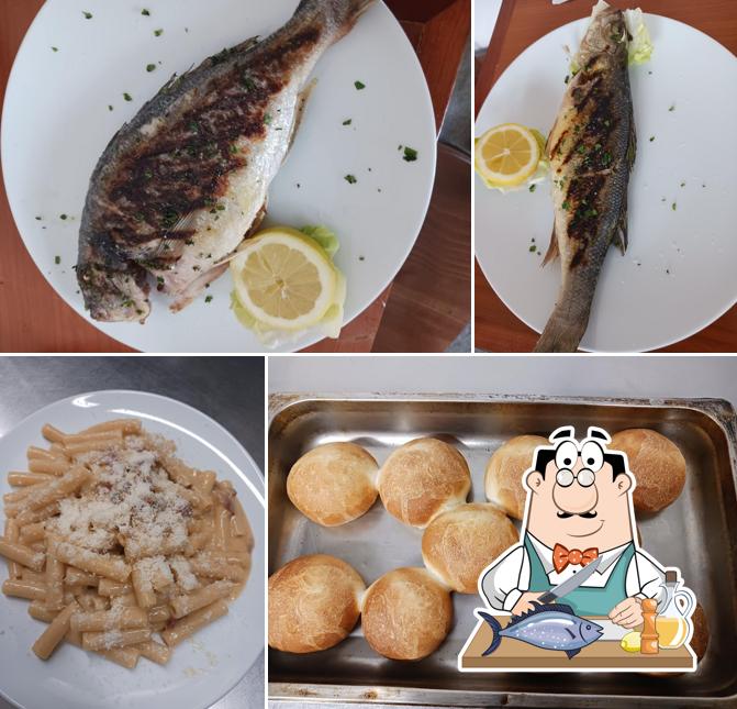 Salmone grigliato al Trattoria Novegro 11