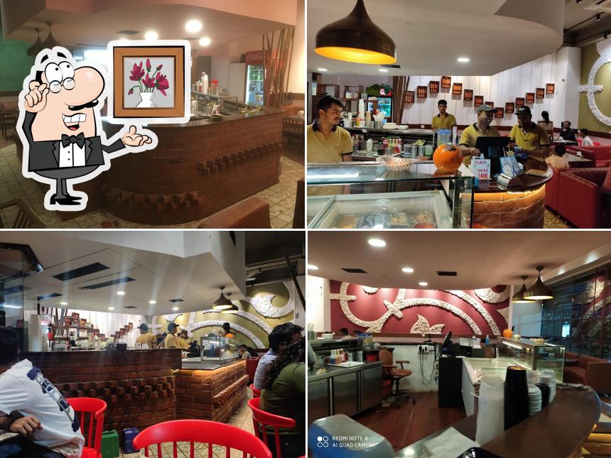 The interior of Sampoorna Gelateria & Pizzeria