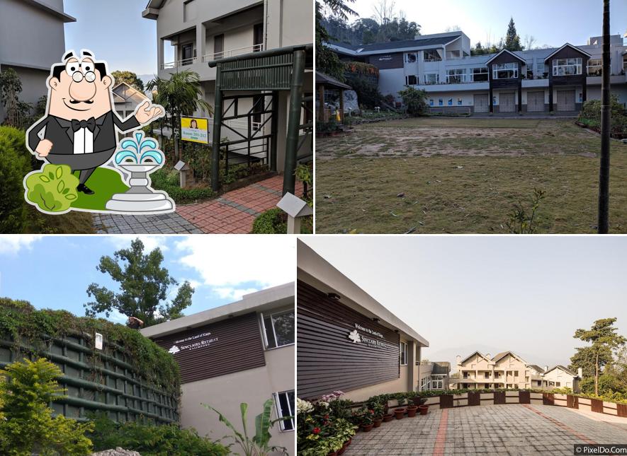 Check out the exterior of Sinclairs Retreat