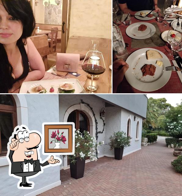 Gli interni di Veritas Restaurant & Wine Bar