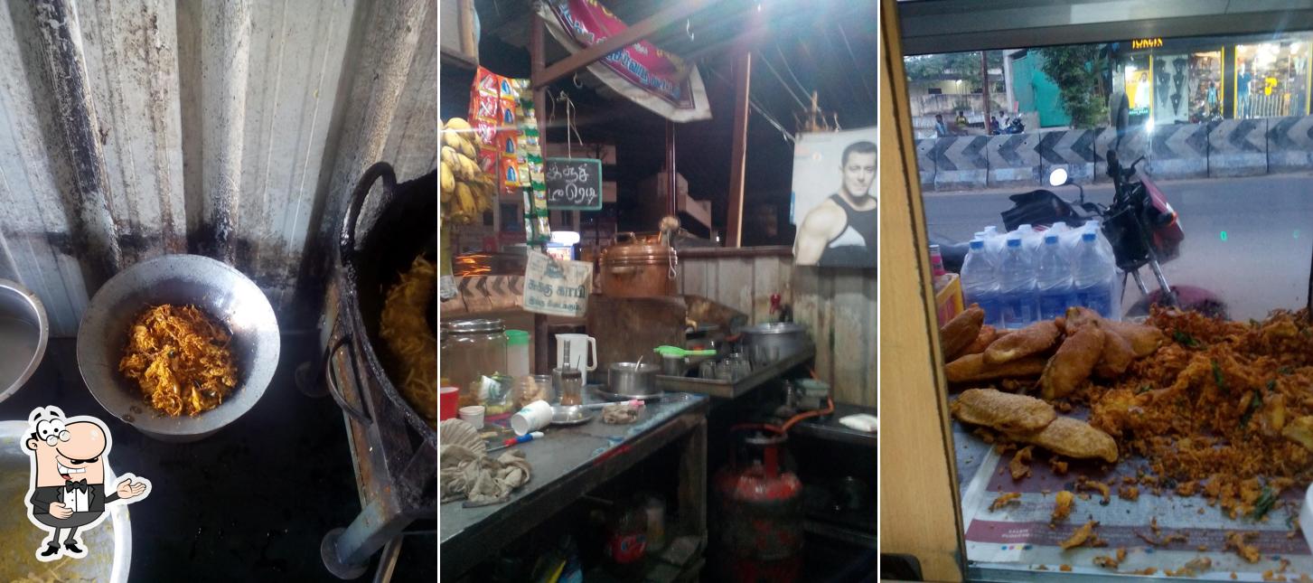 See this picture of VMS TEA STALL