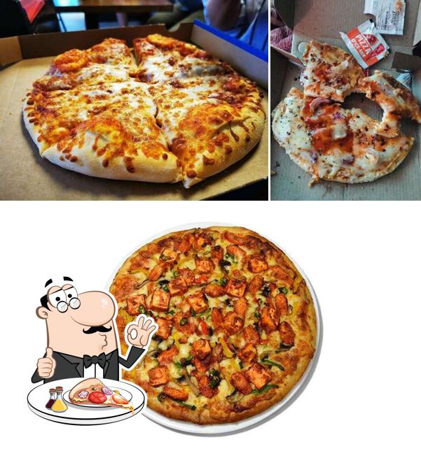 Get pizza at Pizza Station