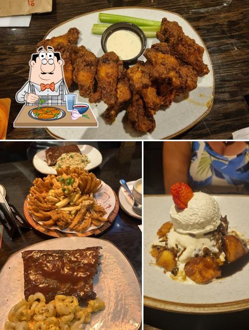Asas de frango em Restaurante Outback Steakhouse