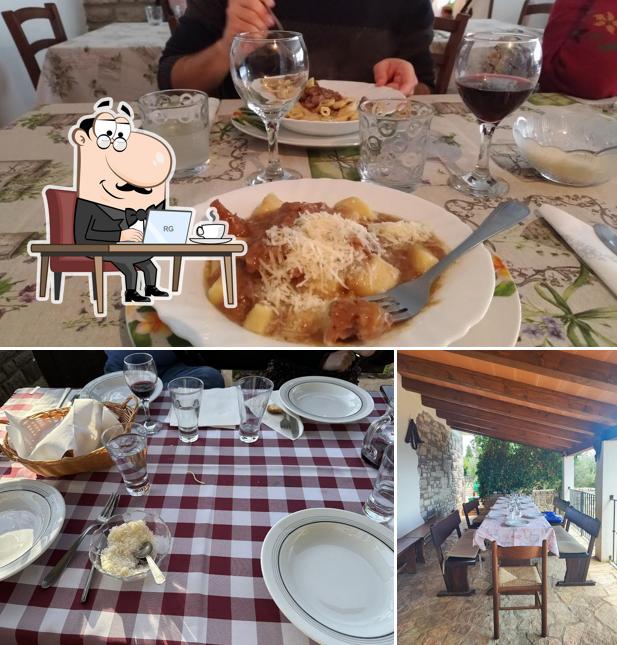 Gli interni di Agroturizam Medica