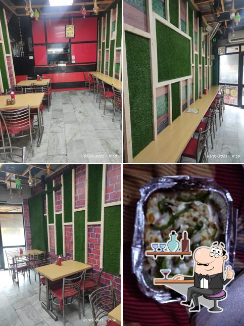 The interior of Pizza World
