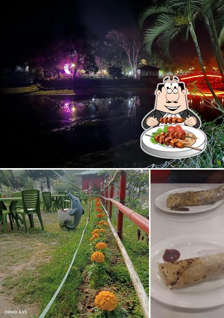 Among different things one can find food and exterior at Jasingfaa Resort