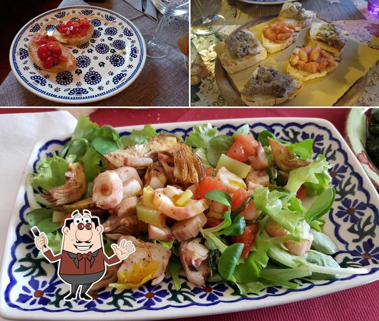 Platti al Ristorante Il Bacco Toscano