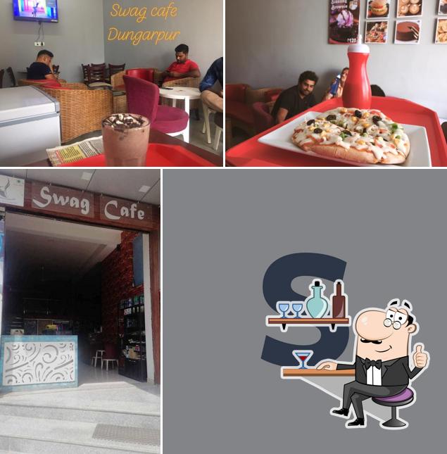 The interior of Swag Cafe