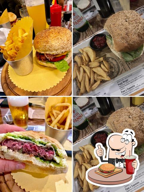Gli hamburger di La Merceria - Hamburger, Panini, Braceria e Cocktail Bar potranno soddisfare i gusti di molti