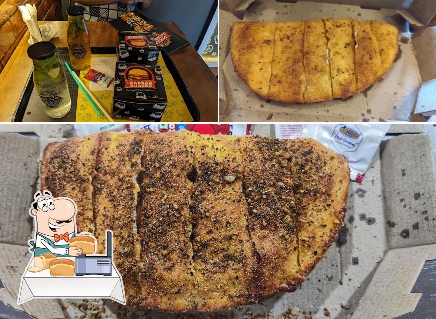 Garlic bread at Pizza Darbar