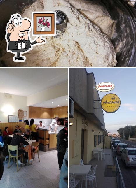 La foto della interni e cibo di Pizzeria Da Antonio